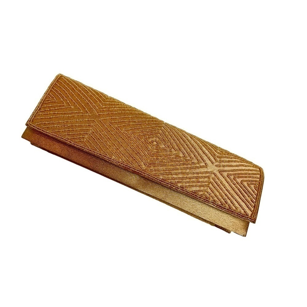 Bijoux Terner Gold Beaded Evening Clutch - Picture 3 of 6